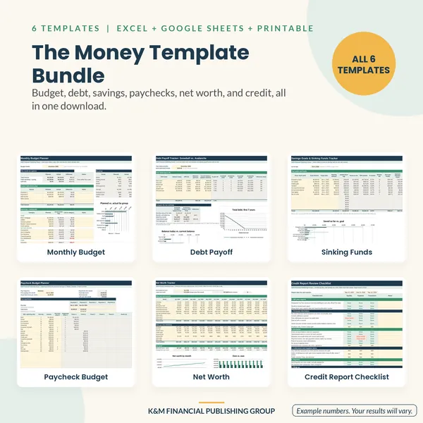 The Money Template Bundle (All 6): preview (mockup)